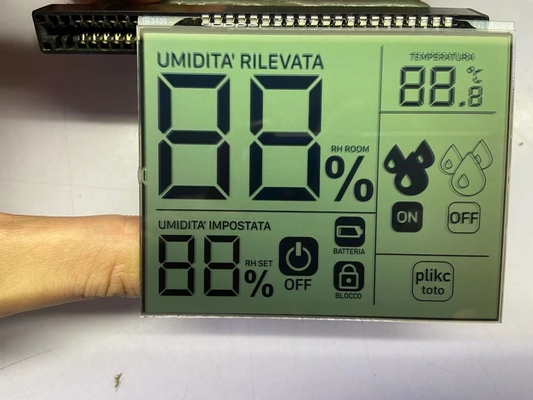 Positive Matrix HTN LCD-Display Transflexionsmodul LCD-Bildschirm für den Thermostat
